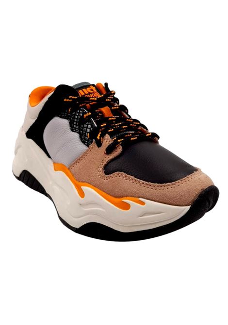 Just Cavalli python sneakers in leather and suede JUST CAVALLI | shoes | S13WS0101 P0659960